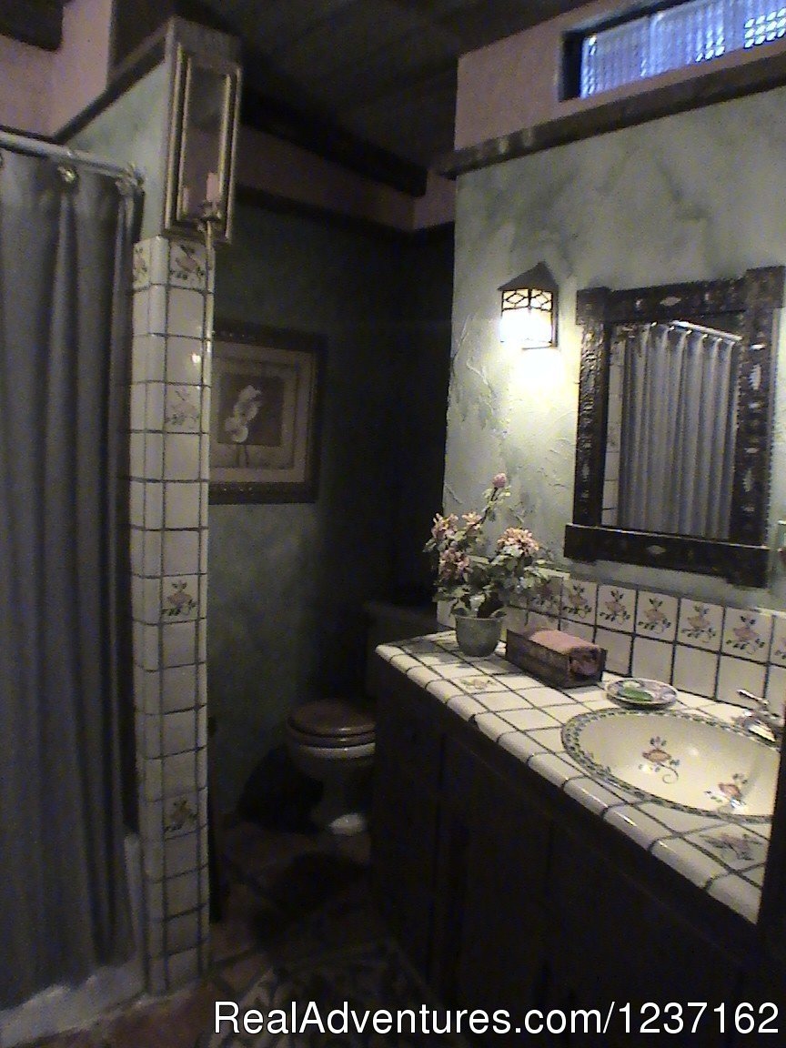 The Contessa Room Bathroom | A Wild Purple Ranch & Retreat | Image #8/22 | 