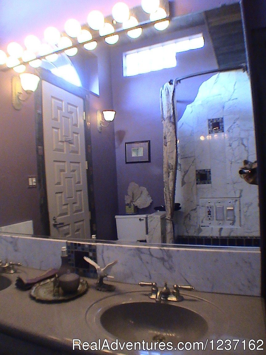 Crystral Room Bathroom | A Wild Purple Ranch & Retreat | Image #21/22 | 
