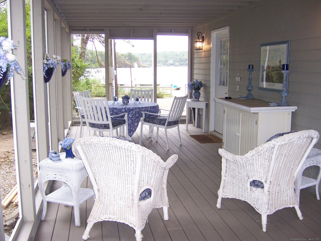 Screened Porch At Waters Edge | Kayaking & Much More... At Waters Edge Beach House | Image #6/15 | 