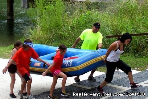 Family exiting the River | Guadalupe River Vacation Getaways | Image #2/6 | 