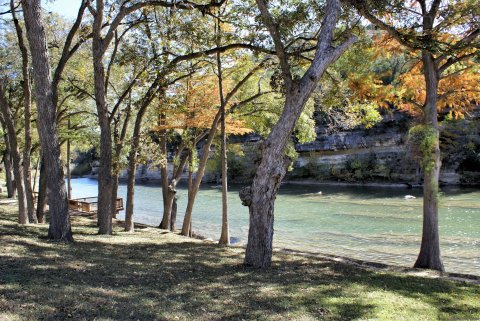 view from Cottages along River @ Rio Raft | Guadalupe River Vacation Getaways | Image #5/6 | 