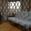 Yurt for Rent- Private Nature Retreat Living Area