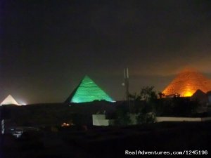 Apartment with pyramids view roof for rent