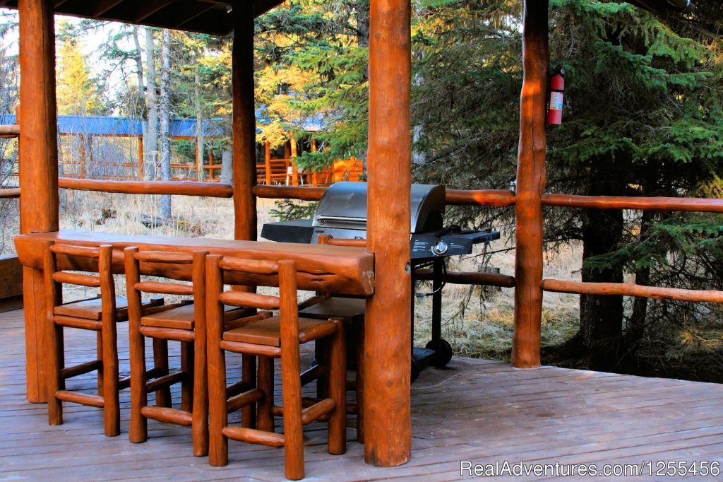Wise Old Hunter Lodge - Deck | Unique Lodging and Exciting Adventures in Alaska | Image #6/26 | 