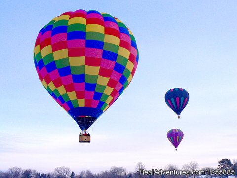 Hudson Hot Air Affair - Balloons lift off