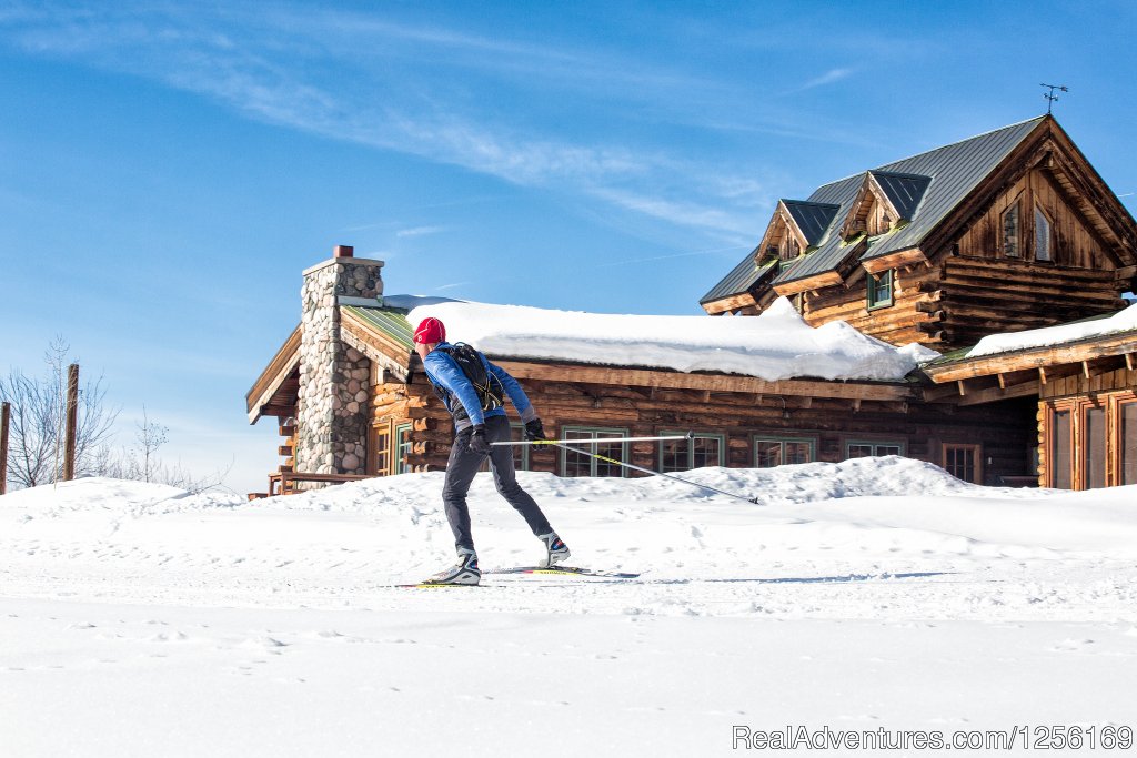 Skiing Past the Lodge | The Home Ranch | Image #19/22 | 