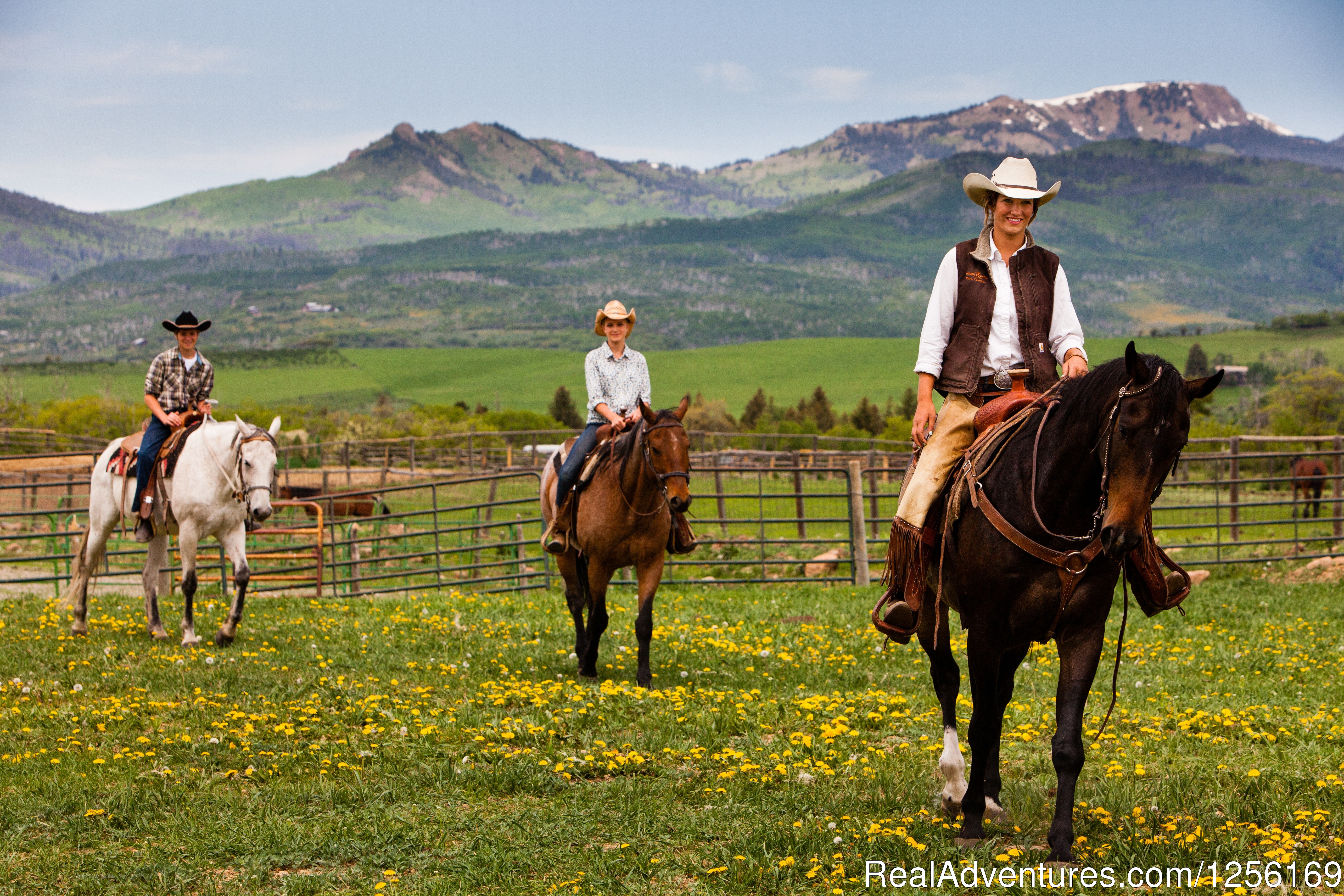 Map For The Home Ranch, Clark, Colorado Dude Ranch.