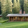 Lone Mountain Ranch Accommodations include Log Cabin