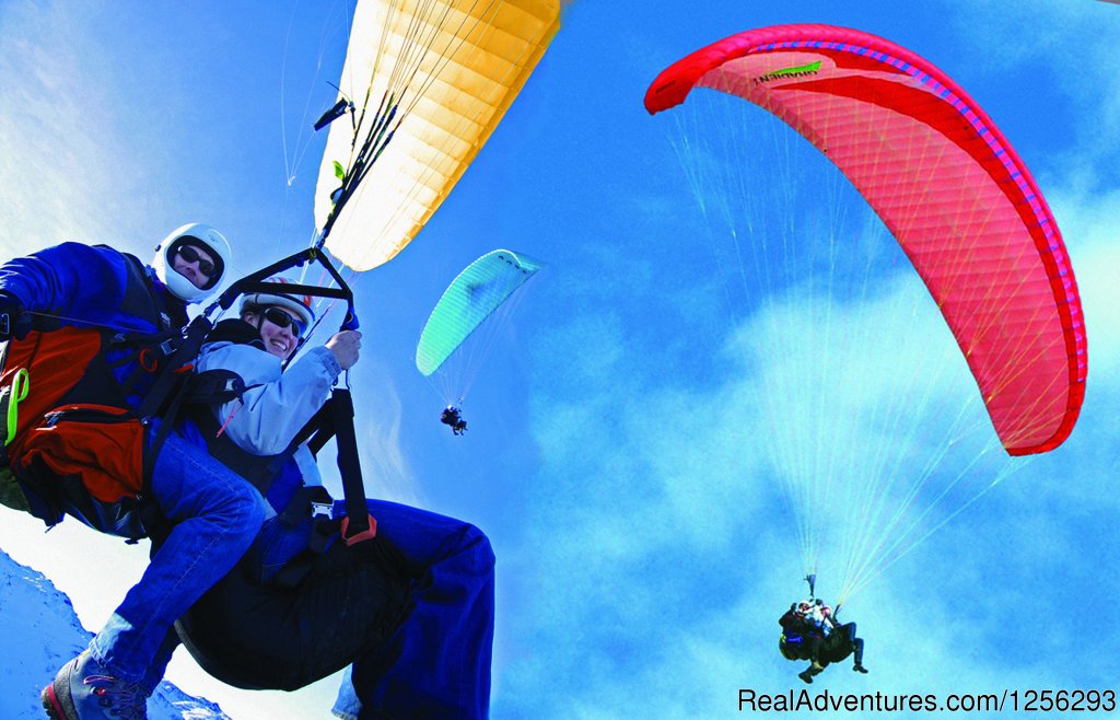 Tandem Paragliding | Skytrek Tandem Hang Gliding & Paragliding | Queenstown, New Zealand | Hang Gliding & Paragliding | Image #1/2 | 