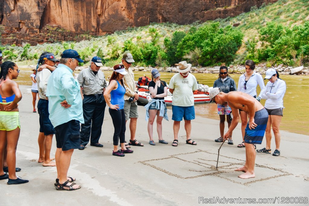 Guide Lb Drawing Our River System | Lodore Canyon Green River Rafting | Image #5/9 | 