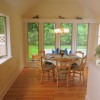Charming & Private - Heart of East Hampton Village Dining room with view of swimming pool (seats 6).
