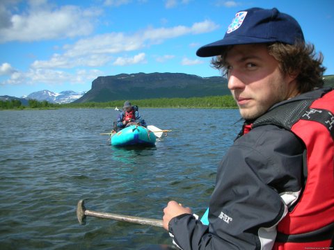 Hiking, Canoing and fishing expedition in Lapland