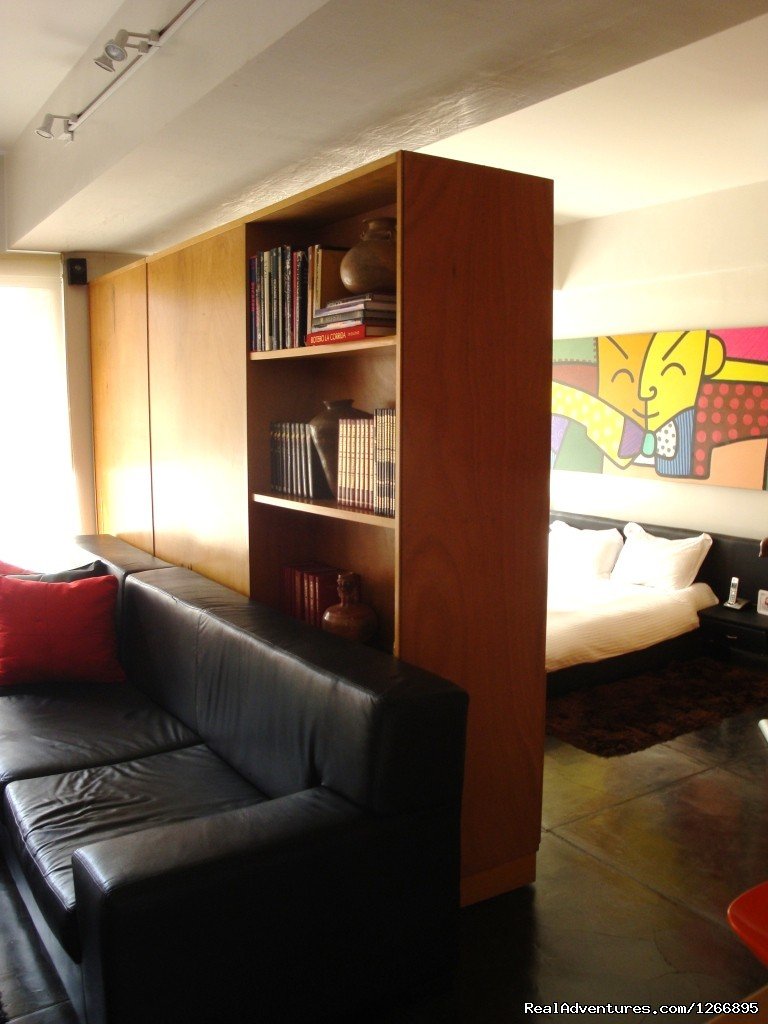 View bedroom / living room | Modern Furnished Apartment In Zona Rosa Bogota | Bogota, Colombia | Vacation Rentals | Image #1/8 | 