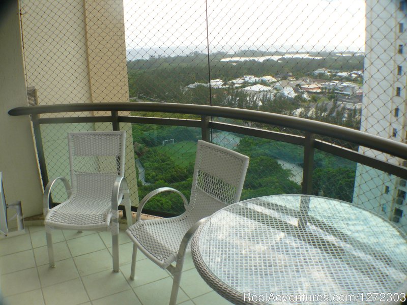 Verandah view with chairs and hamock | Barra  Dolce Vita Residence Service 1504 | Image #6/14 | 