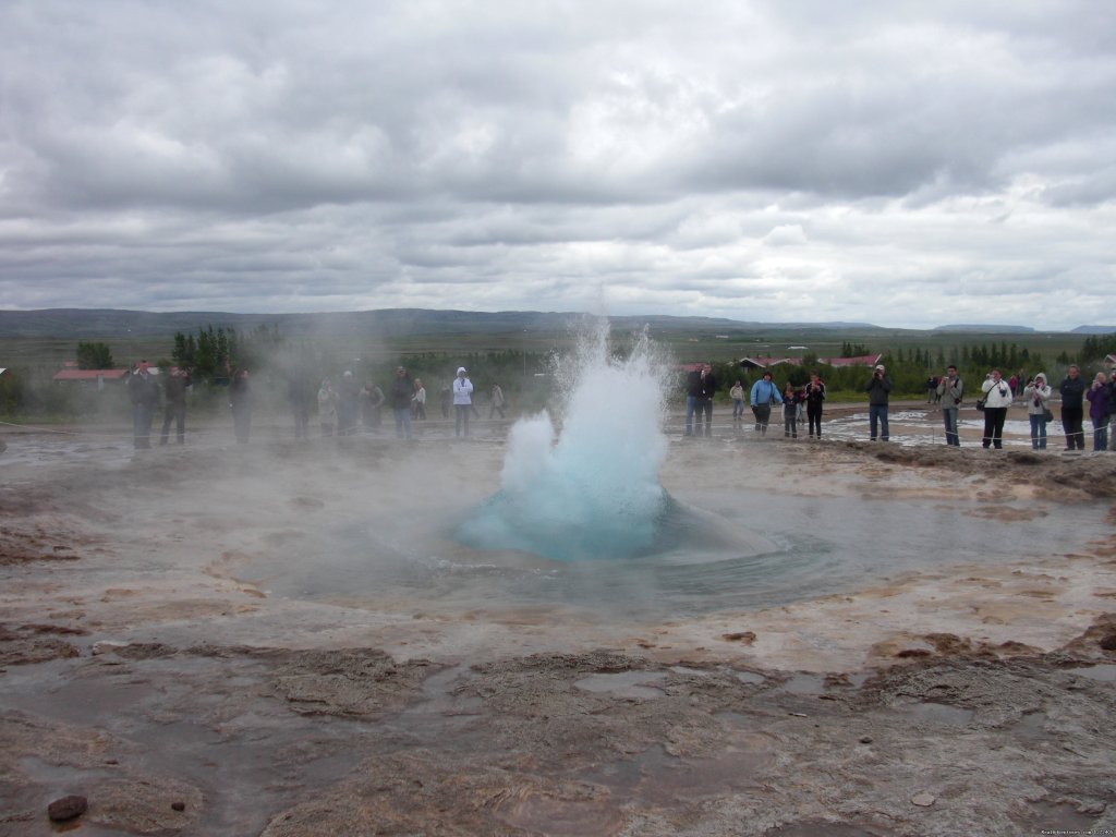 Geysir - The grandfather of all geysers | Cycling South Iceland - Freewheeling Adventures | Image #2/4 | 