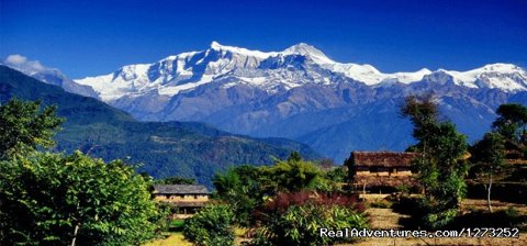 Annapurna Himalayan Range from Dhampus Pokhara
