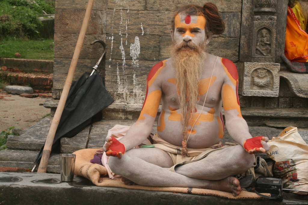 Sadhi in Pashupatinath Temple | Pink Mountain Travels and Excursions Pvt Ltd | Image #7/13 | 