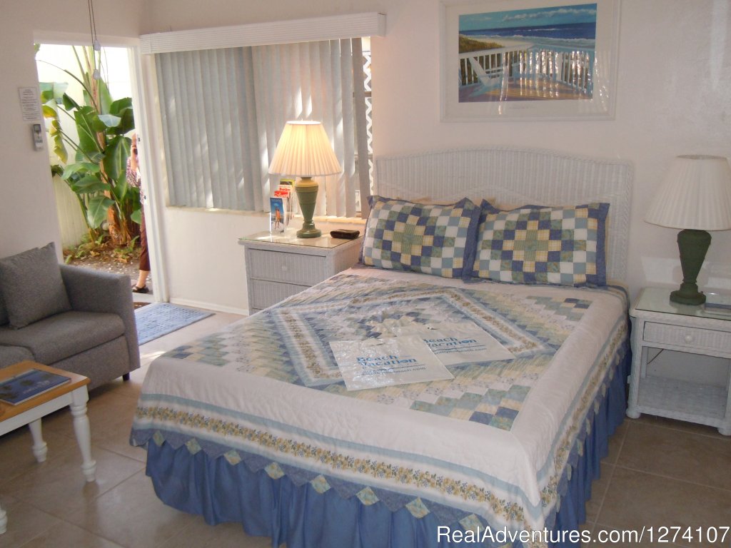 Queen studio with queen bed (no sleeper sofa) | Cottages by the Ocean - Studios and 1/1 | Image #17/26 | 