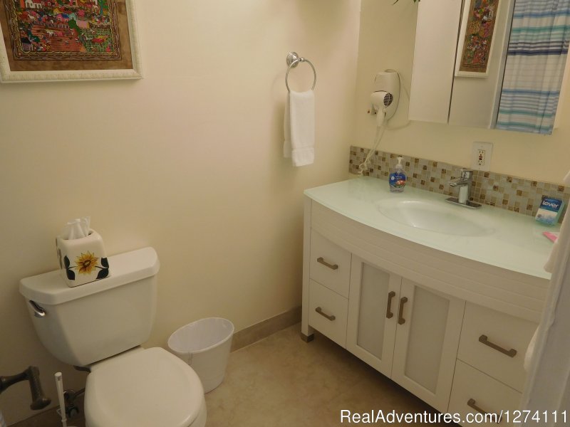 Standard size 1/1 apartments have shower with tub | Sunny Place - A short walk to the beach | Image #15/26 | 