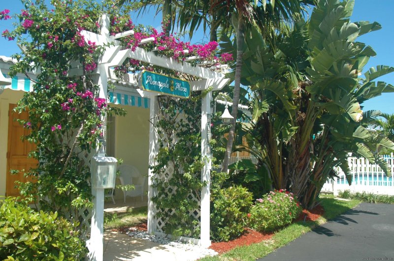 Pineapple Place tropical entry | Pineapple Place - South Florida great getaway | Pompano Beach, Florida  | Vacation Rentals | Image #1/26 | 