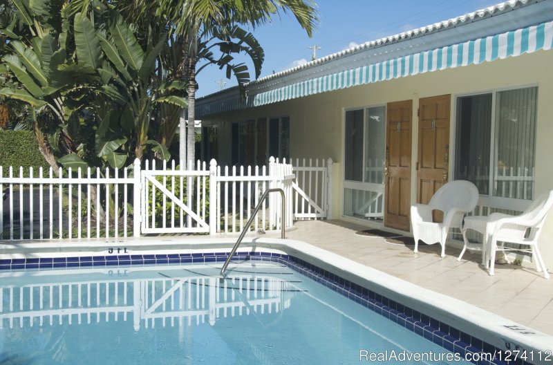 Pineapple Place is a half block to the beach. | Pineapple Place - South Florida great getaway | Image #2/26 | 