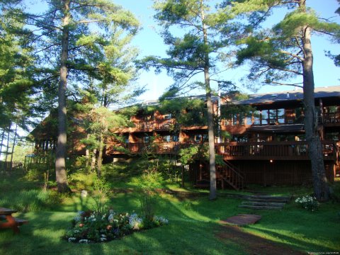 Chalet view of the main lodge | Image #7/15 | Westwind Inn on the Lake A Four Season Resort