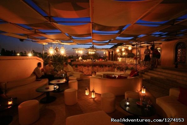 Romantic cafe in Marrakech | Morocco Safaris | Image #2/8 | 