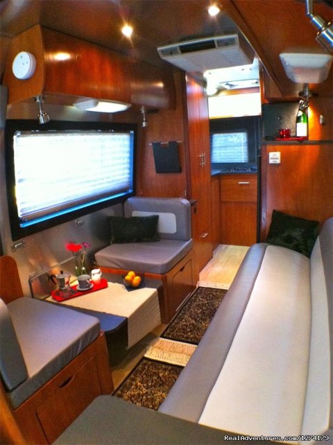 Main Cabin - Lounge | Image #5/6 | Airstream Interstate Touring Coach Rental RV