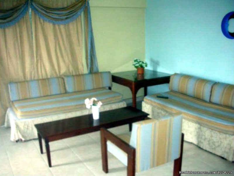 Living Room | Ocho Rios beachfront resort condo | Image #2/6 | 