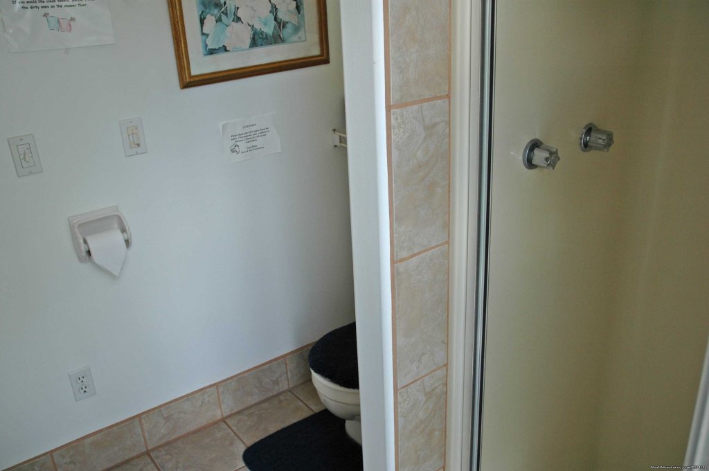 Pine Bathroom | Wasa Lake Guest House | Image #12/13 | 