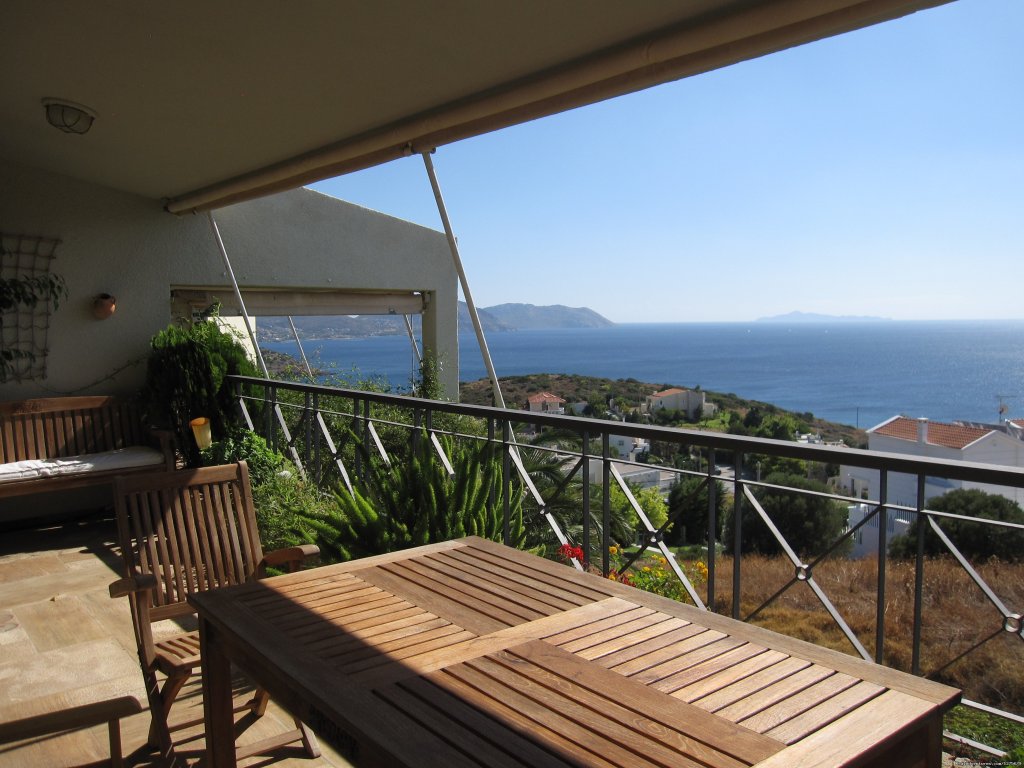 The main terrace | Holiday Apt- panoramic views of the Athens Riviera | Image #11/20 | 