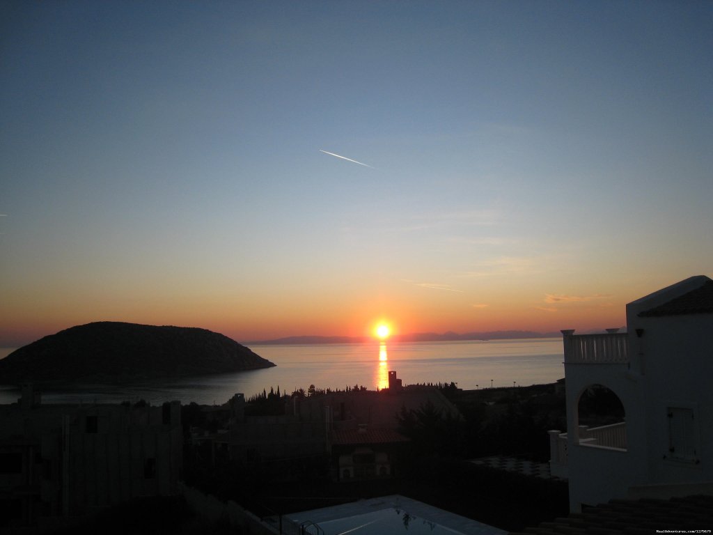 The sunset from the villa | Holiday Apt- panoramic views of the Athens Riviera | Image #20/20 | 
