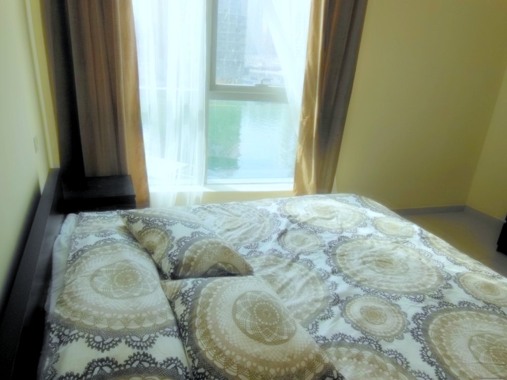 Bedroom | Luxury 1BR for rent, 5 minutes from the beach (Dub | Image #9/19 | 