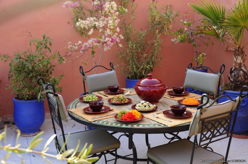Dinner on the roof terrace | Traditional riad in medina of Marrakech | Image #11/26 | 