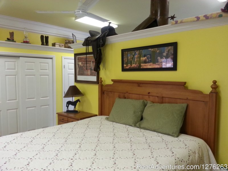 Guest Bedroom in our House | Vacation at Iowa's all inclusive DD Guest Ranch | Image #7/13 | 