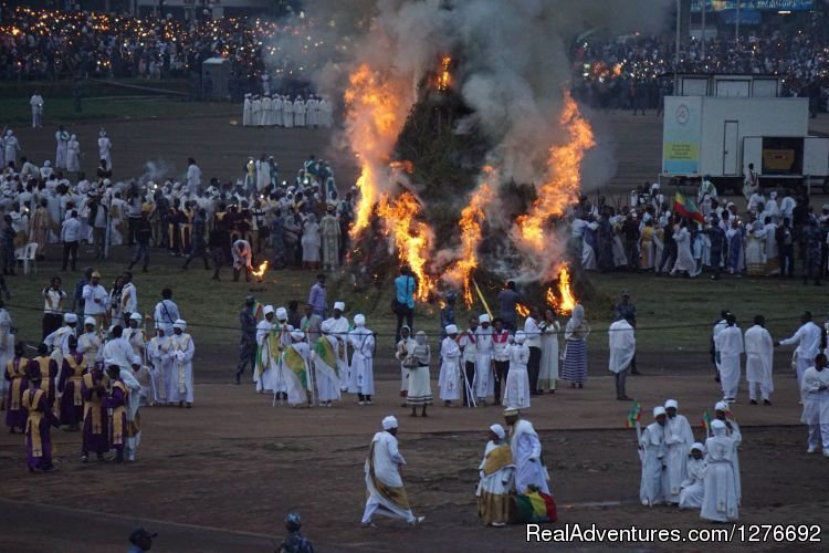 Meskel Celebration At Meskel Square In Addis Ababa | Addis Ababa Guided Sightseeing City Tour | Image #3/9 | 