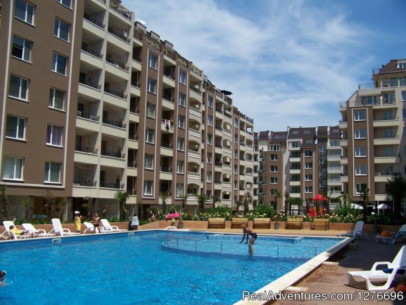 The pool | Burgas Apartment in gated community/ walk to beach | Burgas, Bulgaria | Vacation Rentals | Image #1/3 | 