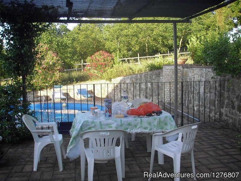 Outdoor Tables And Chairs | Old stonehouse with pool in the heart of Italy | Image #5/7 | 