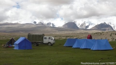 Camping while on Kailash tour via Simikot