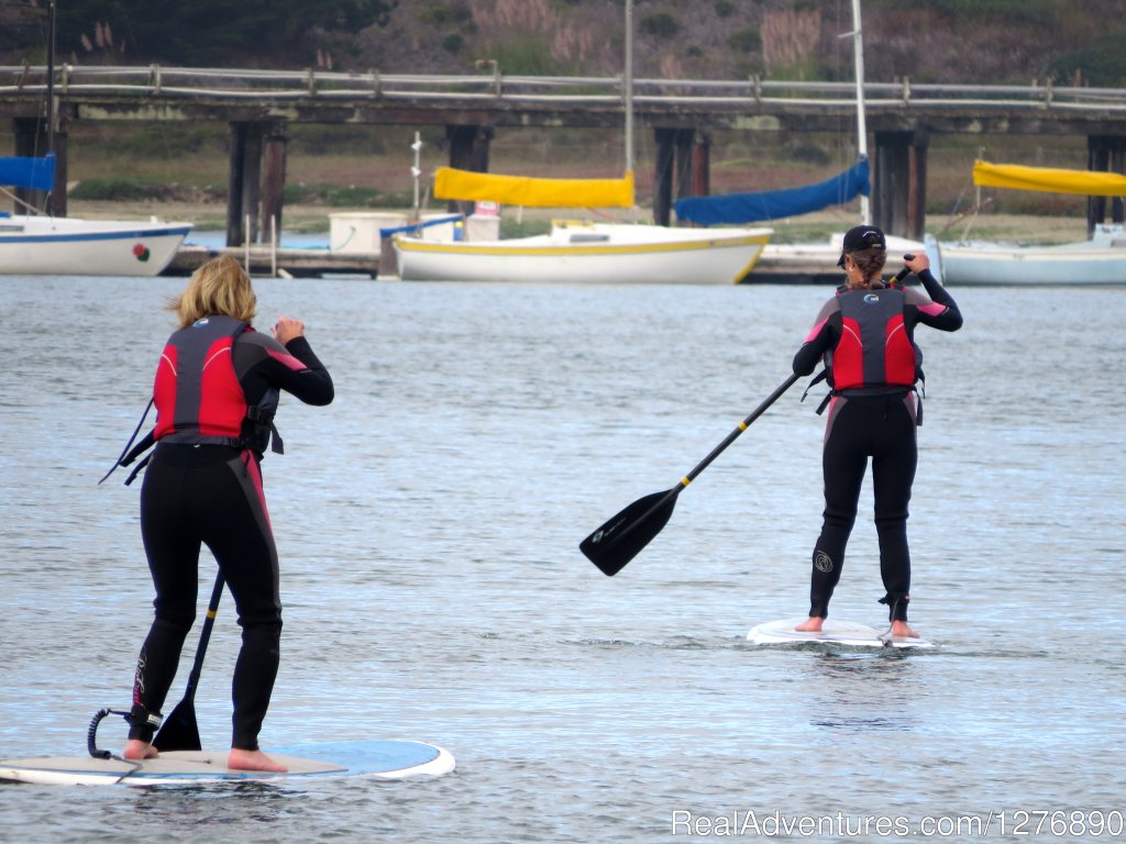 Stand Up Paddling in Princeton by the Sea | Inn to Inn Hiking to San Francisco and Monterey | Image #8/17 | 