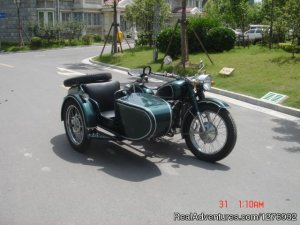 Vintage Sidecar Motorcycle Tour China