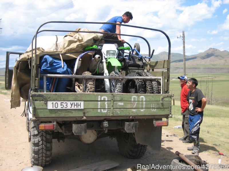 Need a spare, we have it covered | Motor cycles in Mongolia Outback Mongolia | Image #4/9 | 