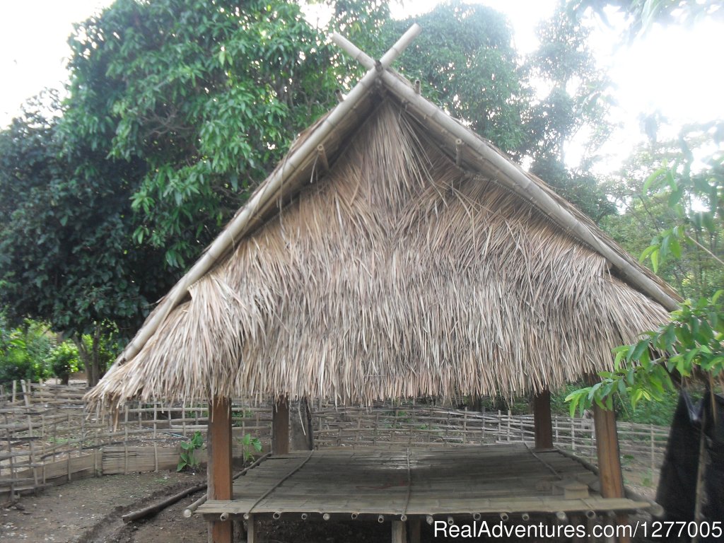 Private dining area | Authentic hill tribe living on a private campsite | Chiengrai, Thailand | Campgrounds & RV Parks | Image #1/8 | 