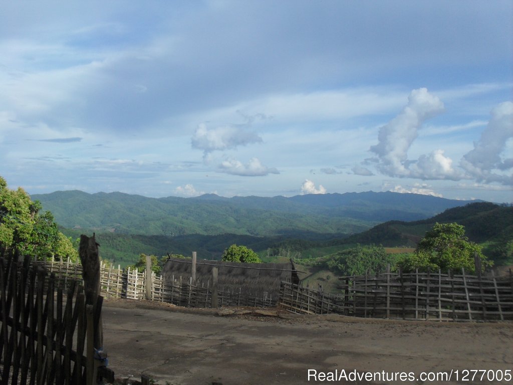 View from campsite | Authentic hill tribe living on a private campsite | Image #4/8 | 
