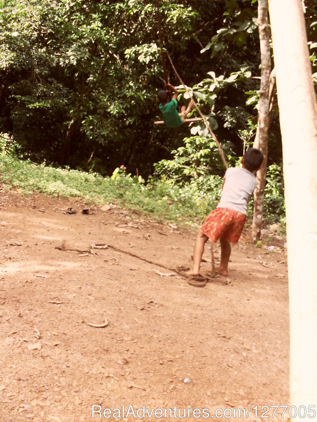 Traditional Akha swing | Authentic hill tribe living on a private campsite | Image #7/8 | 