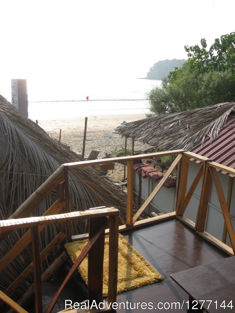View from Sea view hut | DucknChill-Agonda, Huts, Bar and Restaurant | Image #6/10 | 