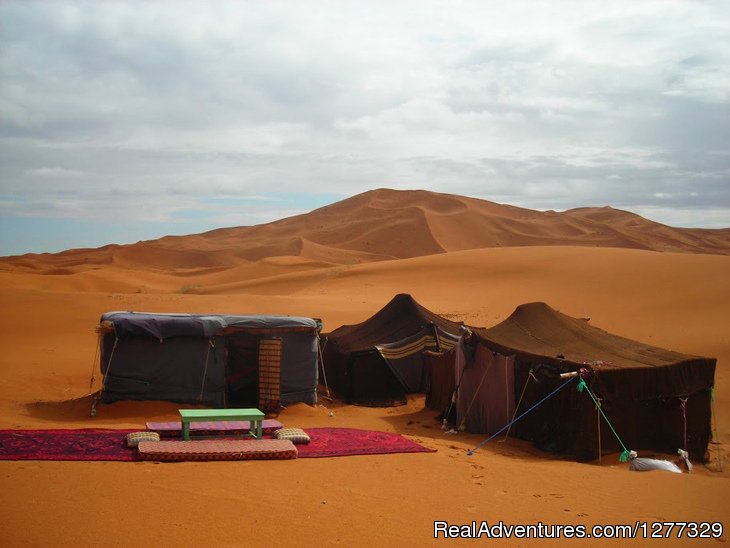 Desert Bivouac | Nomad Tents Morocco | Desert Morocco Tours Sarl | Sahara Desert Trips | Image #12/16 | 