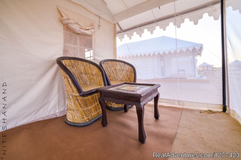Tent Sitting Area | Spirit Desert Camp Jaisalmer | Image #8/11 | 