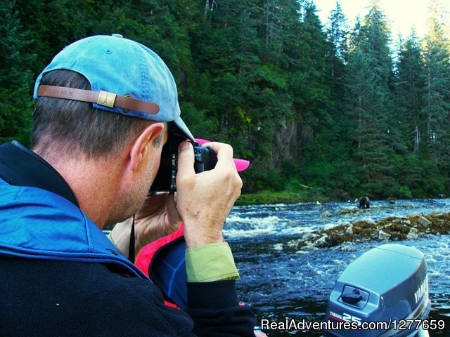 Photographing bears. | Sound Sailing- Crewed Sailboat Charters in Alaska | Image #17/21 | 