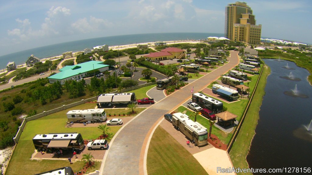 Full resort view as of July 2014 | Buena Vista RV Resort | Orange Beach, Alabama  | Campgrounds & RV Parks | Image #1/12 | 